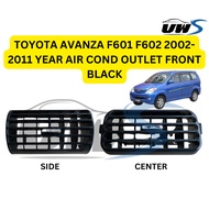 TOYOTA AVANZA F601 F602 2002- 2011 YEAR AIR COND OUTLET FRONT BLACK 1PC PRICE 1PC HARGA