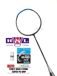 RSL GRANITE GA-2000 BADMINTON RACKET (100% ORIGINAL) (FREE ORIGINAL YONEX BG66 STRING + SUPER PU GRI