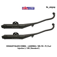 YY PANG Racing Exhaust Ekzos Original Set- LAGENDA / SRL 115 - FI ( Fuel Injection ) / SD ( Standard