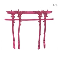 Annebra สายรัดถุงน่อง แต่งลูกไม้ Lace Garter Belt รุ่น AA2-030 สีดำ สีชมพูเข้ม