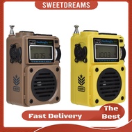 HRD-701 Full-Band Digital Radio Built-in 1000mAh Lithium Battery Portable Radio