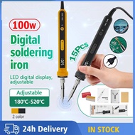 220V Digital Display Soldering Iron Set Adjustable Electric Solder Iron Set Electric Solder Iron Set