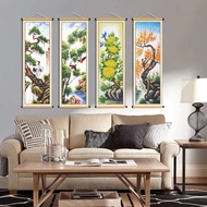 Set of 4 paintings - Wall Canvas Paintings Printed with Four Quarters