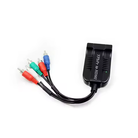 YPBPR to HDMI converter with hdmi port ,input Ypbpr and audio ,output HDMI for tv box,vhs,vcr ,dvd