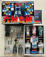 超合金魂 GX-40R~六神合體 GODMARS (二手行版，有斷件爆腳通病)