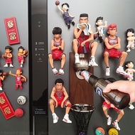 Bailingbird Creative Beer Bottle Opener Slam Dunk One Piece Three-Dimensional Refrigerator Sticker M