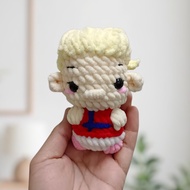 Haaland keychain crochet, haaland crochet, haaland amigurumi