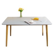 WOOK ผ้าคลุมโต๊ะสี่เหลี่ยมผืนผ้าผ้าปูโต๊ะทรงรี90Cm × 160Cm/90Cm × 180Cmเสื่อโต๊ะกันน้ำผ้าปูโต๊ะกันน้ำและผ้าปูโต๊ะน้ำมัน Kain MejaMyMediTravel