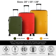 American Flyer Expandable PP Hard Case/ Trolley/Suitcase