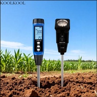 KOOK Digital Acidity Meter Soil Acidity And Conductivity Meter With 138Mm Probes For Indoor And Outd