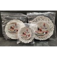 Doilies paper lace paper contents 250 sheets 3.5 inches, 4.5 inches, 5.5 inches