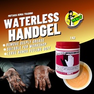 1KG Waterless Hand Gel Cleaner Heavy duty hand wash Grease remove hand scrub Grease hand wash Hand W