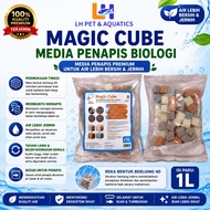 Magic Cube Bio Filter Media 1L Aquarium Bacteria House Porous Sponge Ammonia Remover Fish Tank