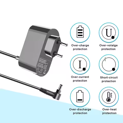 New Overcharge Protection For Dyson Battery Charger V6 V7 V8 V10 V11 DC31 DC34 Adapter Vacuum Cleane