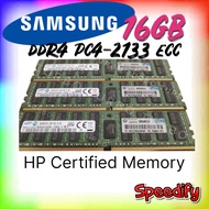 *Server RAM* Samsung 16GB DDR4 ECC PC4-2133 RDIMM 2Rx4 HPE Certified Memory