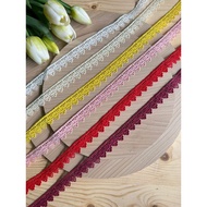 LACE ,LACE BAJU, CHEMICAL LACE , WAVE BORDER LACE (PLC104) lace border fabric