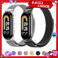 Milanese Loop For xiaomi Mi Band 8 Strap global version accessories smartwatch belt bracelet pulseira correa miband 8 NFC strap