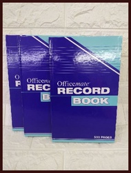 § RECORD BOOK/LOG BOOK Officemate (500 pages)