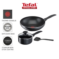 Tefal Cook & Clean Range Frypan, Wok Pan, Cookware Set 20cm/24cm/26cm/28cm/30cm