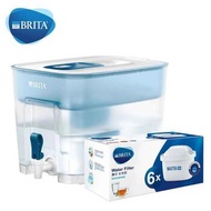 BRITA BRITA (碧然德) Flow 8.2L 藍色濾水箱 及6件裝濾芯- # blue Fixed Size