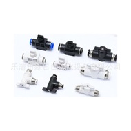 Pneumatic Hand Valve BUC-4 6 8 10 12mm Quick plug BUL Elbow BM Clapboard BLF Internal Thread Manual 