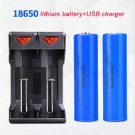 3.7V 2000mAh Li-ion Battery 18650 Icr18650 Lithium Ion Rechargeable Cell +batteries Charger for Icr