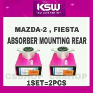 CS 1PAIR FORD MAZDA 2 FIESTA ABSORBER MOUNTING REAR 1SET=2PCS ORIGINAL KSW SUSPENSION FORD CAR