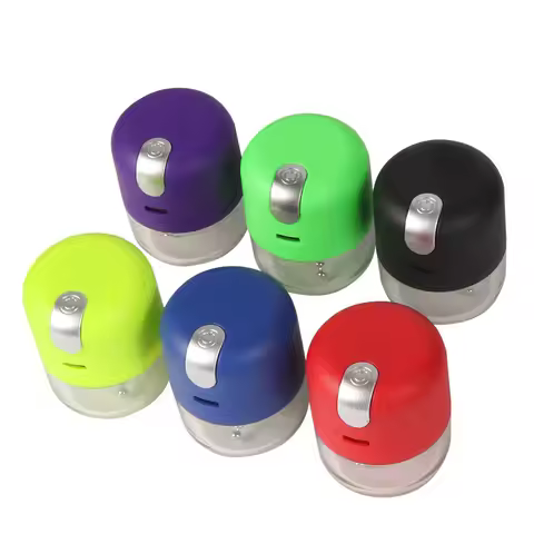 Chain electric cigarette grinder USB rechargeable plastic grinder grinder grinder mini cigarette shr