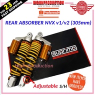 ABSORBER NVX V1/V2 SUPRIMO ABSORBER ADJUSTABLE GAS ABSORBER 305MM NVX155 V1 / V2 NMAX155 V2 SUPRIMO 