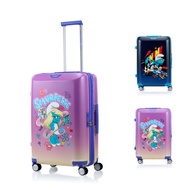 AMERICAN TOURISTER Extendable Wheel Luggage (24 Inches) AT X THE SMURFS SPINNER 67