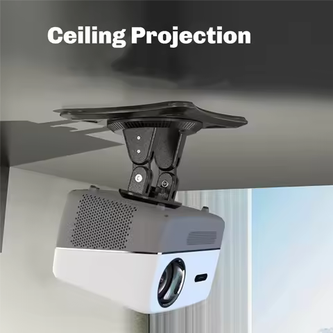 Desk Projector Stand Holder 360 Degree Rotating Bracket Projector Ceiling Mount Bracket Multifuction