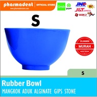 Dental rubber bowl alginate size S/ bowl aduk alginate/ bowl printed bowl
