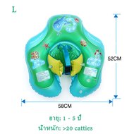 แหวนว่ายน้ำเด็ก ห่วงยางว่ายน้ำ เหมาะกับเด็ก 3 เดือน - 5 ขวบ ห่วงยางพยุงตัว รุ่นพิเศษ ป้องกันพลิกคว่ำ ป้องกันหงายหลัง