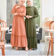 Barang RILLO - GAMIS CHIKA REMPEL DAILY DRESS MUSLIM PREMIUMM''