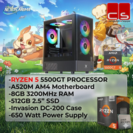 GAMING PC Ryzen 5 5500GT Entry Level Desktop