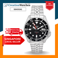 [CreationWatches] Seiko 5 Sports Black Grape GMT SKX Re-Interpretation Automatic SSK001 SSK001K1 SSK001K 100M Mens Watch