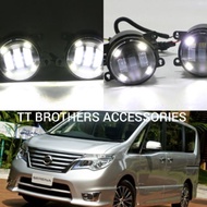 NISSAN SERENA C26 FOGLAMP LED 4 EYE DRL 2 tone 6000K WHITE 3000k yellow PLUG AND PLAY HIGH QUALITY