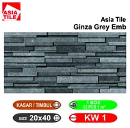 KERAMIK DINDING 20x40 BATU ALAM / KERAMIK 20X40 BATU ALAM