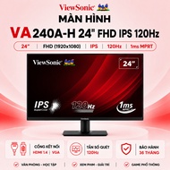 ViewSonic VA240A-H 24 Monitor" FHD IPS 120Hz 1ms – Office Monitor & Gaming, HDMI VGA - Genuine Produ