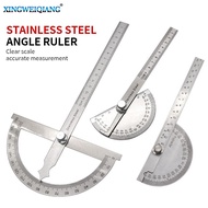 Angle Ruler Protractor Measuring Angle Woodworking Graduation Ruler Stainless Steel Angle Ruler Prot