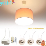 GESH1 Bulb Base, G4/G5.3/G9 G4 Socket Plug Lamp Holder, For LED Halogen Light Ceramic Head Wire Conn