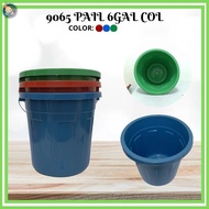 9065 Pail 6Gal Colored /  Timba / Balde / Utility Pail