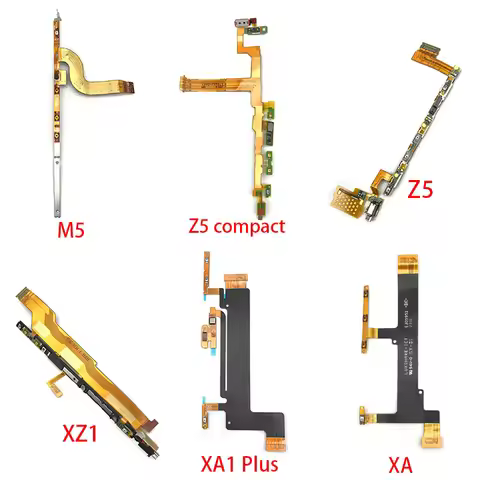 New Power On/Off Key & Volume Side Button Flex Cable For Sony Xperia XA XA1 Plus XA2 Ultra XZ1 Z5 Co