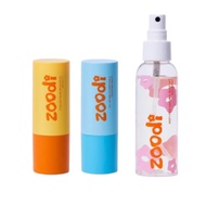 Zoodi Hot Water Soothing Universal Stick 14g Sunscreen Stick 14g Anti-Mosquito Spray 100ML [Beetle C
