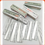 Box of 10 Stainless Steel Eyebrow Razor Blades for Beginners _GD888