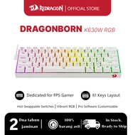 Redragon K630 60% Wired RGB Gaming Keyboard 61keys Compact Mechanical Keyboard