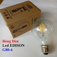 EDISON G80-4 Yellow Light E27 Led Bulb