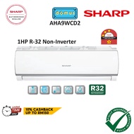 3 STAR Sharp Aircond 1HP 1.5HP R32 Non Inverter Aircond Penghawa Dingin 1.5HP Air Cond Aircon 冷氣機 AHA9WCD2 AHA12WCD2