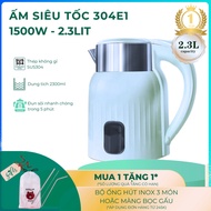 BB.Mart Electric Kettle 304E1 Large Capacity 2.3L, Capacity 1500W, SUS304 Material - Large Capacity,