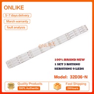 32D36-N HISENSE 32 INCH LED TV BACKLIGHT ( LAMPU TV ) 32" LED BACKLIGHT Applicable to Hisense 32D36-